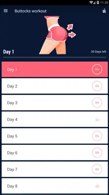 Buttocks Workout android App screenshot 1